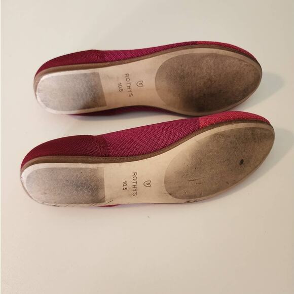 Rothy's Pomegranate Pop Flats Size 10.5 - Picture 6 of 7